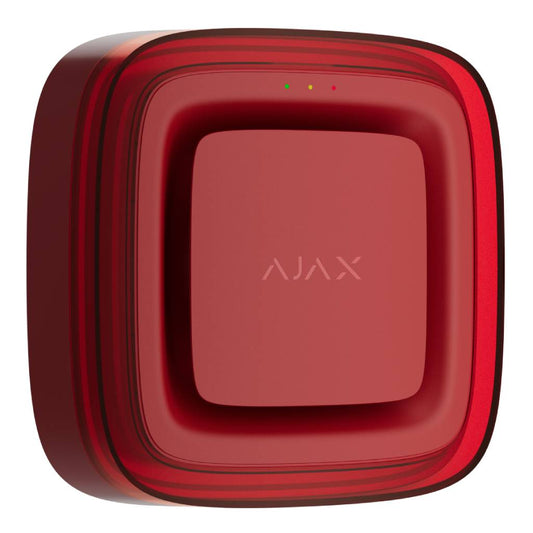 [FIREPROTECT-EN54-SNV-RD] Ajax EN54 FireProtect Sounder/VAD Jeweller. Indicador Acustico y Visual de alarma. Color Rojo