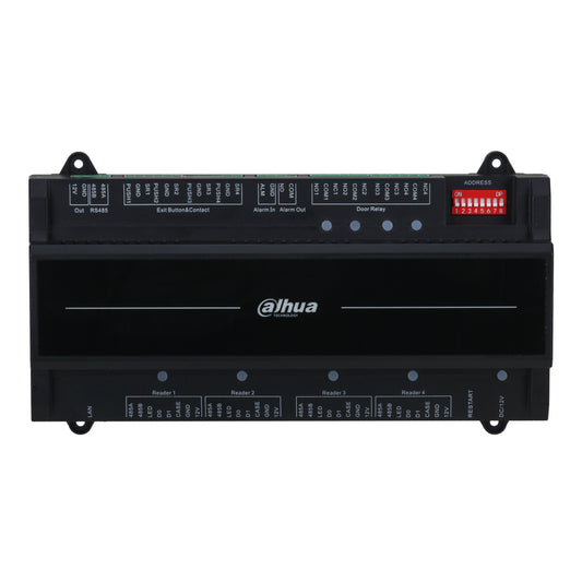 [ASC2204B-S] Controladora 4 Puertas / 1 Dirección para Carril DIN IP Wiegand RS-485