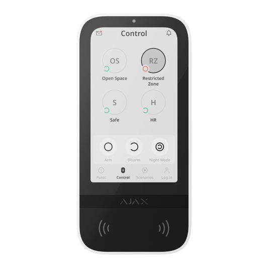 [KEYPAD-TOUCH-S-G3-WH] Ajax Superior KeyPad TouchScreen G3 Jeweller. Color Blanco