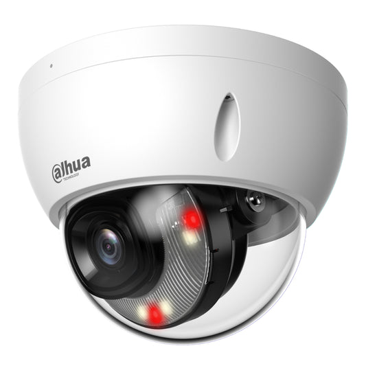 [IPC-HDBW2649E-S-IL-0280B] Domo IP H265 6M WDR Iluminación Dual LED30m/IR30m 2.8mm IK10 IP67 PoE SD AI