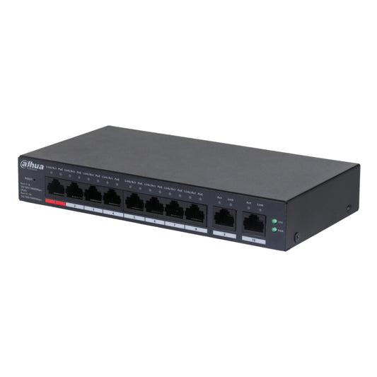 [CS4010-8GT-110] Switch PoE 8 puertos Gigabit + 2RJ45 Uplink Gigabit 110W Gestionable en Cloud Layer2