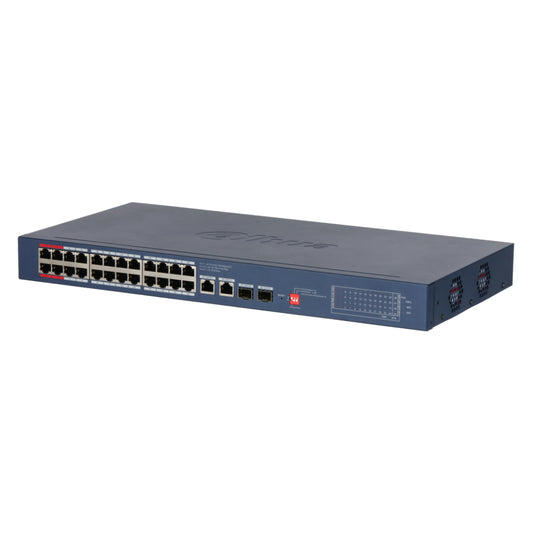 [CS4228-24GT-375-V2] Switch PoE 24 puertos Gigabit + 2 Uplink Gigabit RJ45 + 2SFP Gigabit 375W Gestionable en Cloud Layer2
