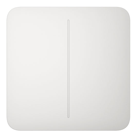 [LIGHTSWITCH-2G-WH] Ajax LightSwitch SoloButton 2-gang. Pulsador Doble. Color Blanco