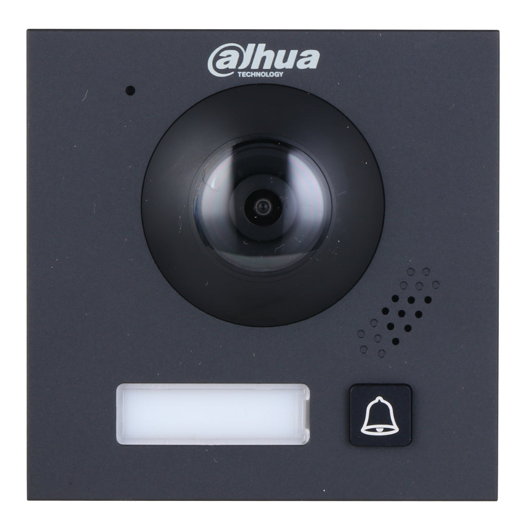 [VTO4202FB-P1] Exterior Modular para Videoportero IP con Cámara y 1 botón para Series VTO4202F-X. Color negro