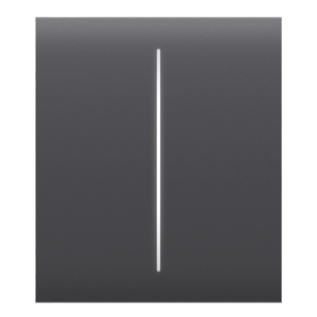 [LIGHTSWITCH-CENTER-2G-GP] Ajax LightSwitch CenterButton 2-gang. Plusador Central Doble. Color Grafito