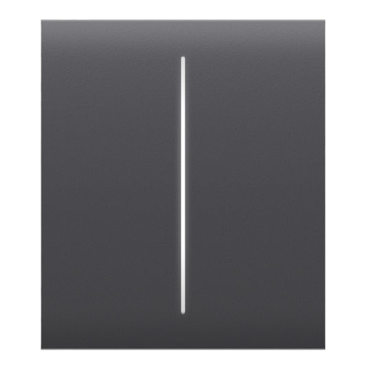 [LIGHTSWITCH-CENTER-2G-GP] Ajax LightSwitch CenterButton 2-gang. Plusador Central Doble. Color Grafito