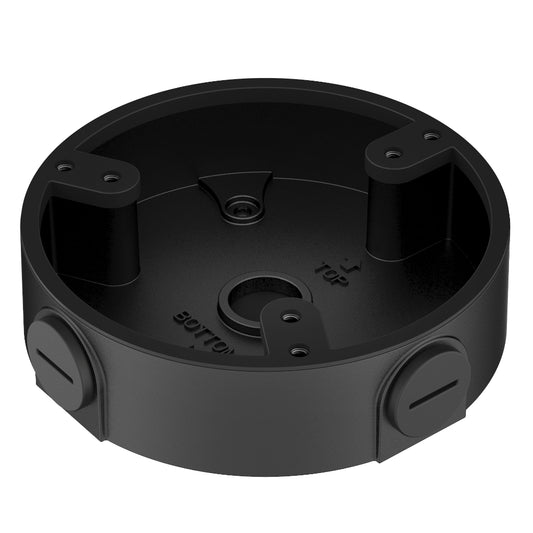 [PFA137-B-V2] Caja conexiones para Domos, MiniDomos, FishEye con anclaje en 3 puntos Color Negro
