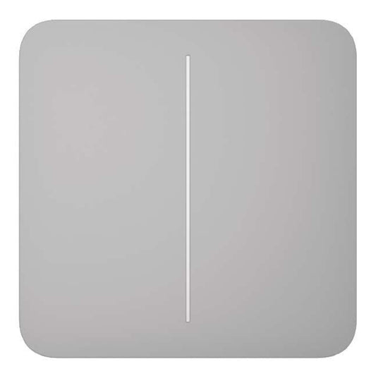 [LIGHTSWITCH-2G-FG] Ajax LightSwitch SoloButton 2-gang. Pulsador Doble. Color Niebla