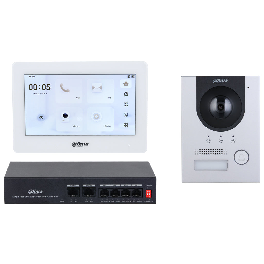 [KTP04-S2(F)] Kit Videoportero IP exterior para Insertar + monitor interior