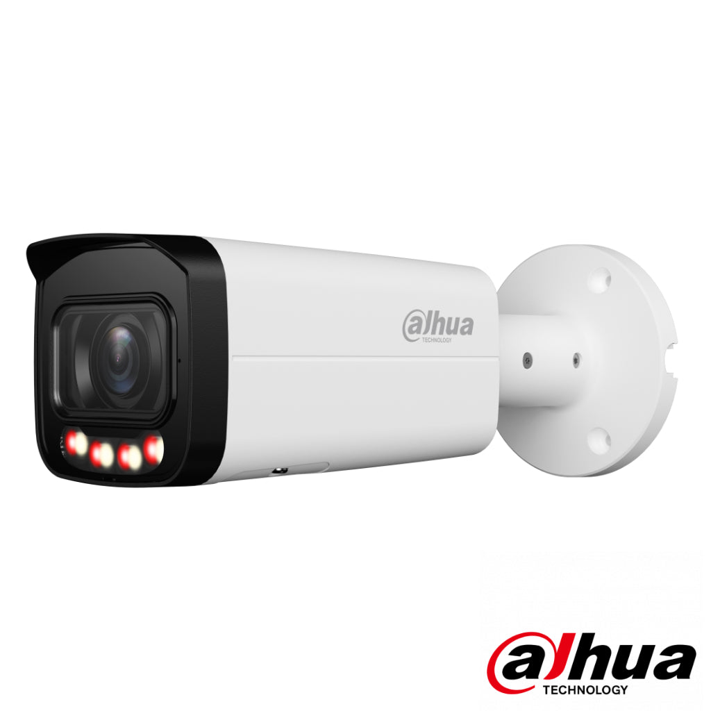 [IPC-HFW3649T-ZS-IL] Tubular IP 6M H265 FULL COLOR WDR Iluminación Dual LED60m/IR60m 2.7-13.5mm IP67 PoE MIC AI