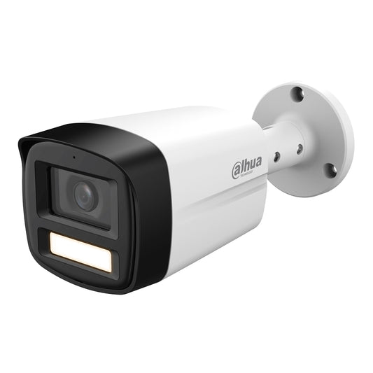 [HAC-HFW1239TLM-IL-A-0280B-S3] Tubular HDCVI 4EN1 2M 1080P FULL COLOR WDR Iluminación Dual Smart Light+ LED40m/IR40m 2.8mm IP67 MIC