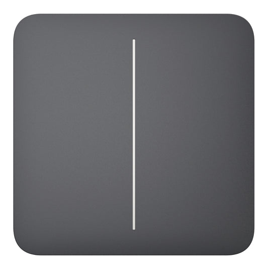 [LIGHTSWITCH-2G-GP] Ajax LightSwitch SoloButton 2-gang. Pulsador Doble. Color Grafito
