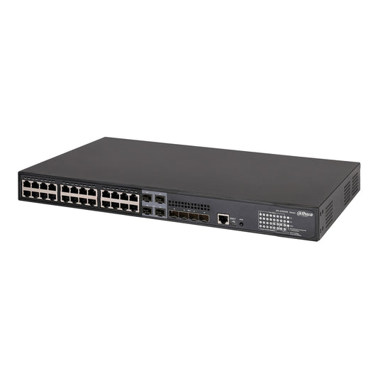 [AS5500-24GT4XF-370] Switch PoE 24 puertos Gigabit + 4 Combo Gigabit SFP/SFP+ 10Gbps 370W Gestionable Layer3
