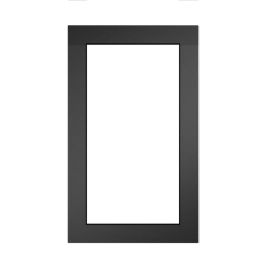 [VTM25P2] Marco Exterior para 2 módulos de Videoportero Dahua para Serie VTO4xxxFB. Color Negro