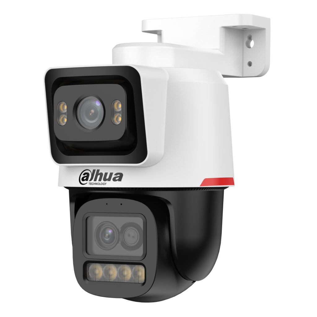 [IPC-PTS2449C-4E3Z-S-PV-PRO] Cámara PT IP WizColor PRO DUAL-LENS 4M+2M H265 LED30m 2.8mm IP66 PoE MIC/Altavoz AI