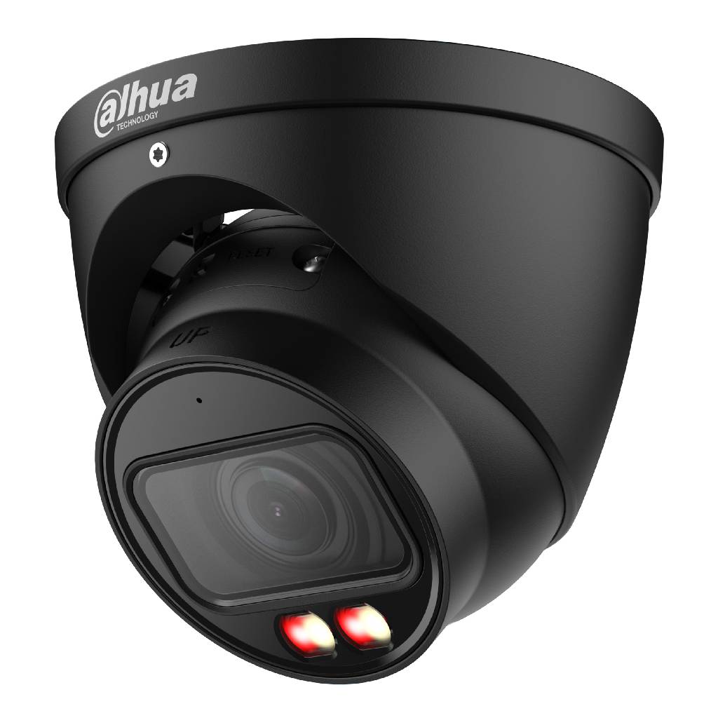 [IPC-HDW3249T-ZS-IL-B] MiniDomo IP 2M H265 FULL COLOR WDR Iluminación Dual LED50m/IR50m 2.7-13.5mm IP67 PoE MIC AI. Color Negro