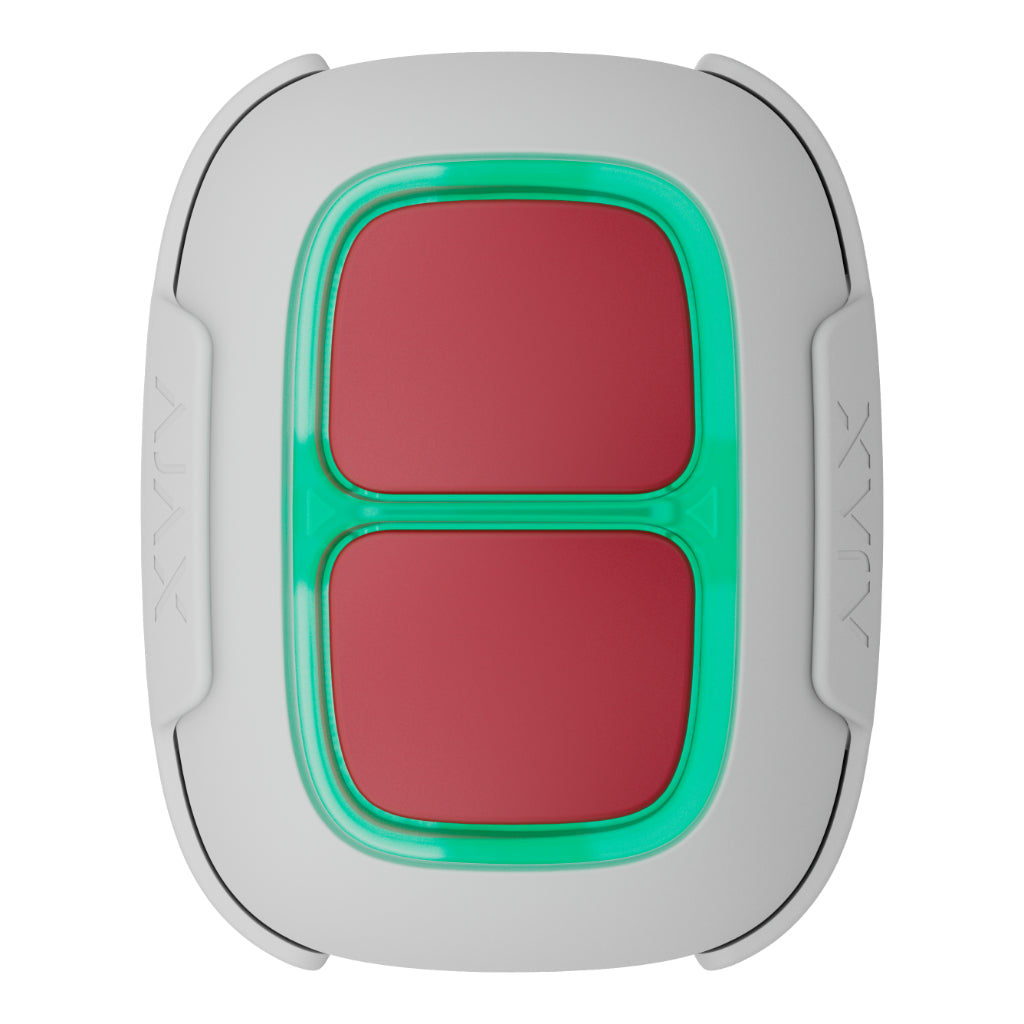 [DOUBLEBUTTON-S-G3-WH] Ajax Superior DoubleButton G3 Jeweller. Color Blanco