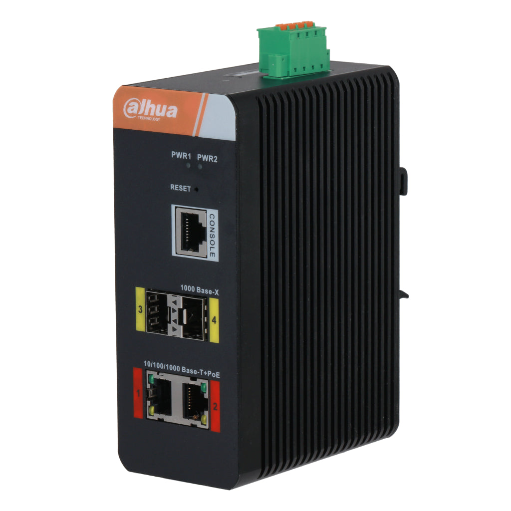 [IS4204-2GT-120] Switch PoE 2.0 Industrial 2 puertos Gigabit + 2SFP Uplink Gigabit 120W Gestionable Layer2