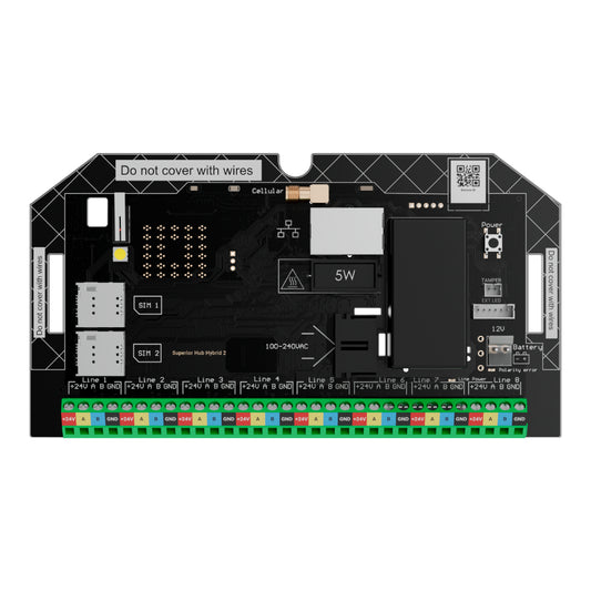 [HUB-HYBRID-2-S] Ajax Superior Hub Hybrid 2 (2 SIM) (without casing). G3