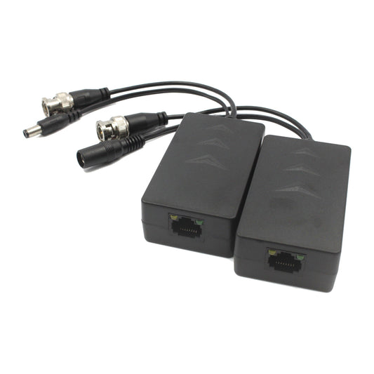 [PFM801-4MP] Kit Conversor UTP Vídeo+Alimentación Larga Distancia para HDCVI/TVI/AHD hasta 4MP con RJ45 (2 uds)