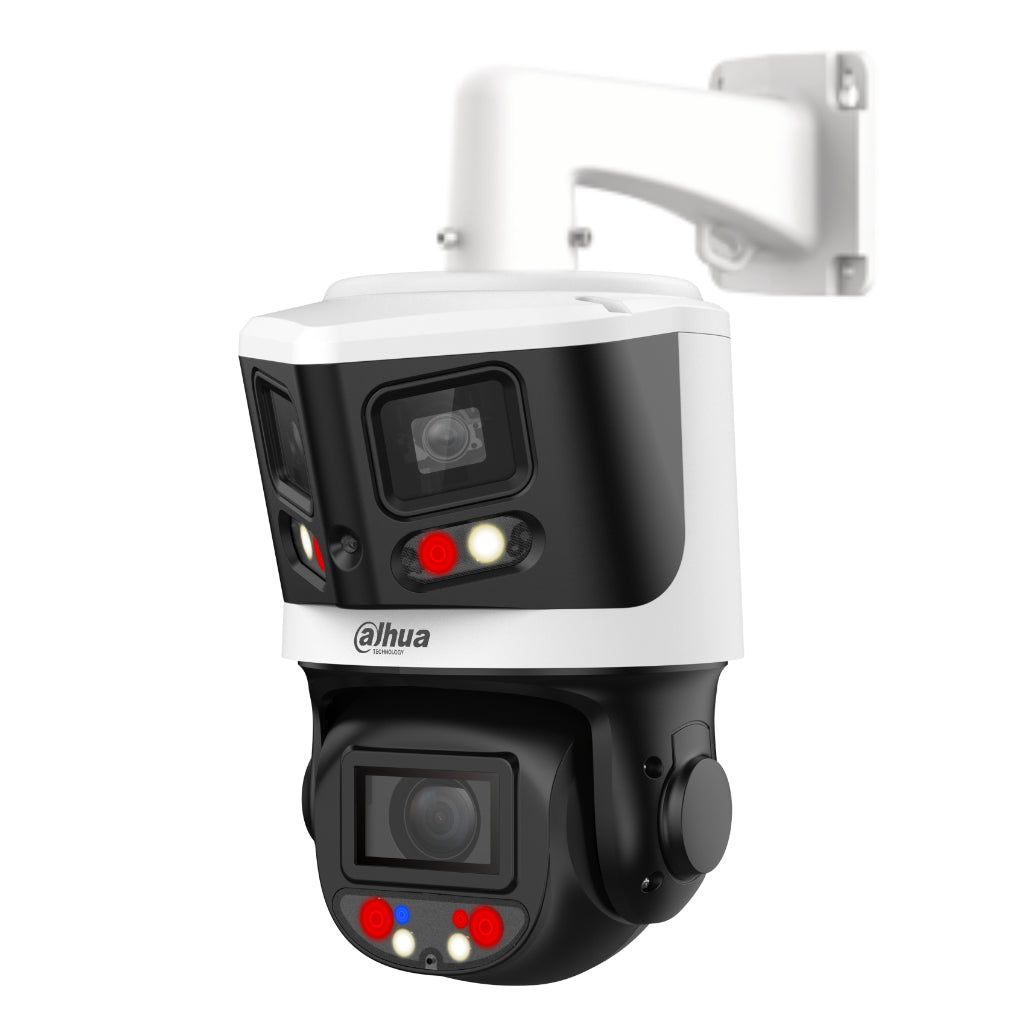 [SDT3E410-8P-MB-A-PV1] Domo Dual-PTZ IP 8M+4M TiOC WDR Iluminación Dual LED30m/IR70m 10x IP66 PoE AUDIO E/S AI