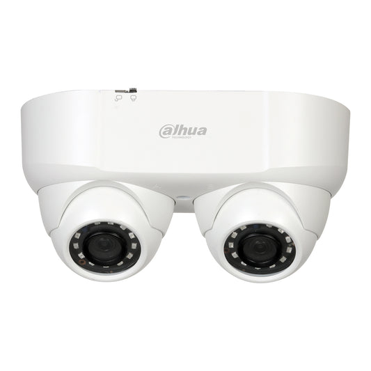 [HAC-HDW2241M-E2] MiniDomo HDCVI 2M de Doble Lente DN ICR WDR Starlight IR30m 0Lux 3.6mm IP67 AUDIO Broadcast