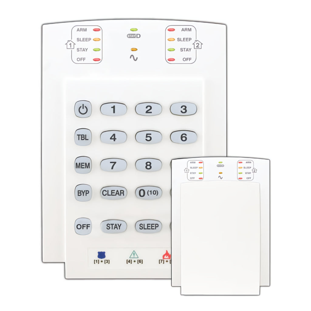 [K10V] Teclado LED 10 zonas. Diseño vertical. No cumple grado