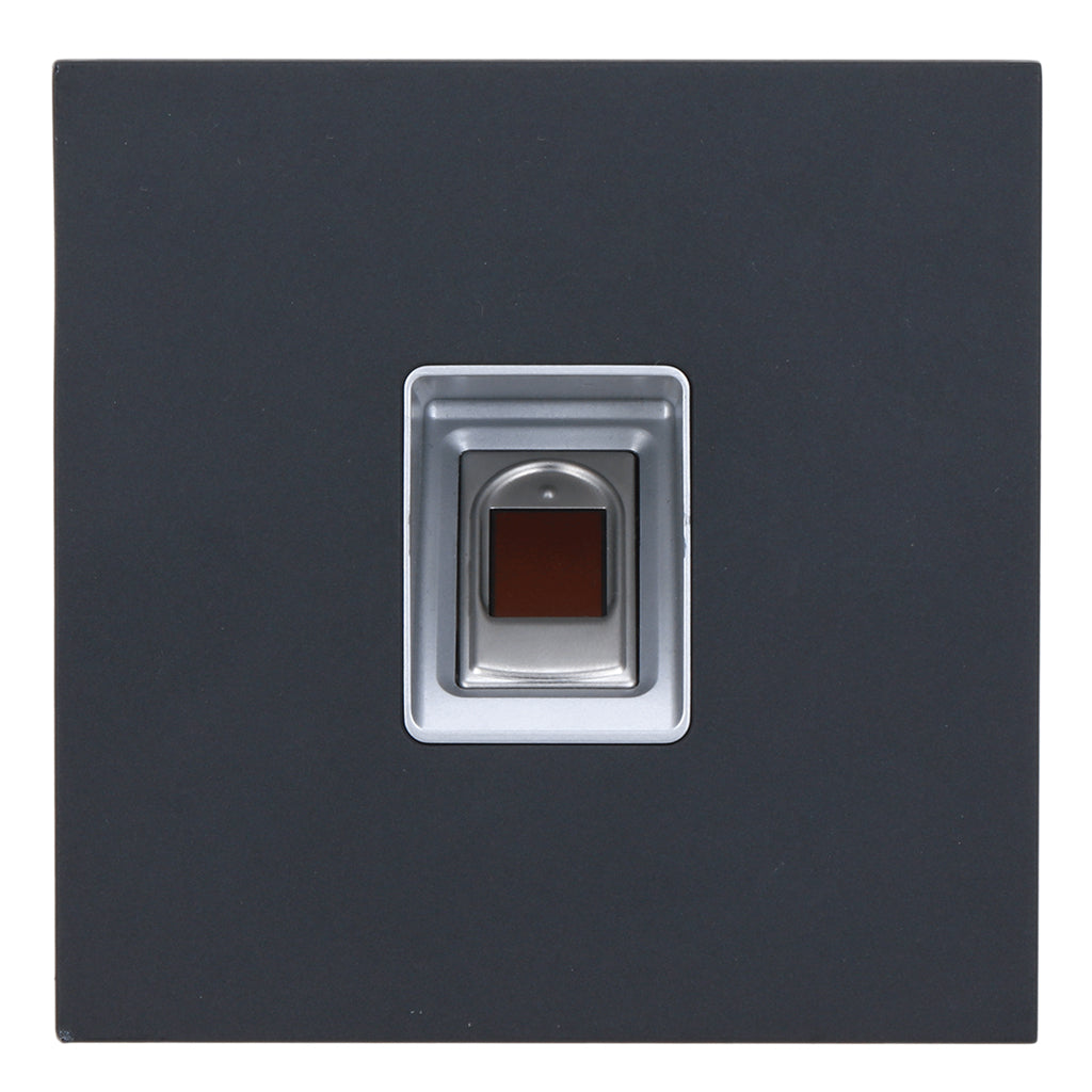 [VTO4202FB-MF] Estación Exterior Modular para Videoportero IP con Lector de huellas para Series VTO4202FB-X. Color Negro