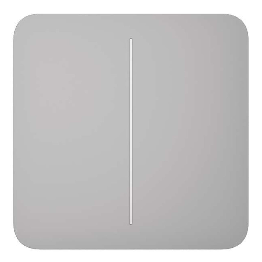 [LIGHTSWITCH-2G-FG] Ajax LightSwitch SoloButton 2-gang. Pulsador Doble. Color Niebla