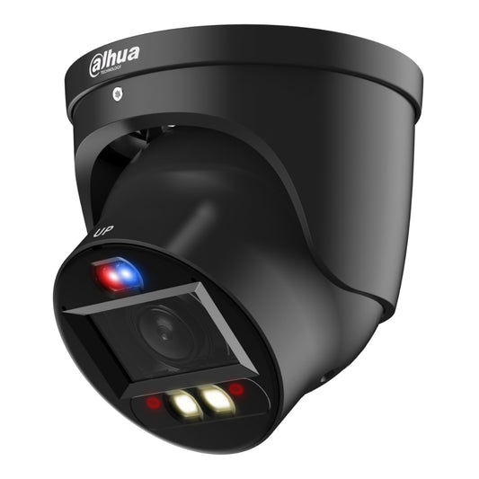 [IPC-HDW3449H-ZAS-PV-S5-B] MiniDomo IP TiOC 3.0 H265 4M WDR Iluminación Dual LED40m/IR50m 2.7-13.5VFM IP67 PoE DUALMIC/Altavoz AUDIO E/S AI. Color Negro