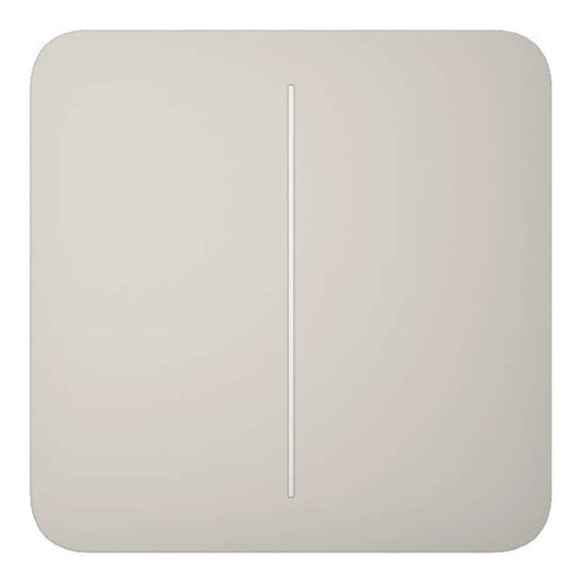 [LIGHTSWITCH-2G-OY] Ajax LightSwitch SoloButton 2-gang. Pulsador Doble. Color Ostra