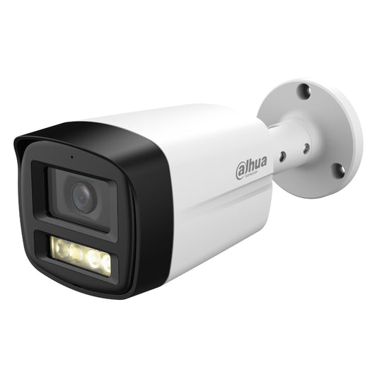 [HAC-HFW1500TLM-IL-A-0280B-S3] Tubular HDCVI 4EN1 5M Iluminación Dual LED40m/IR40m 2.8mm IP67 MIC