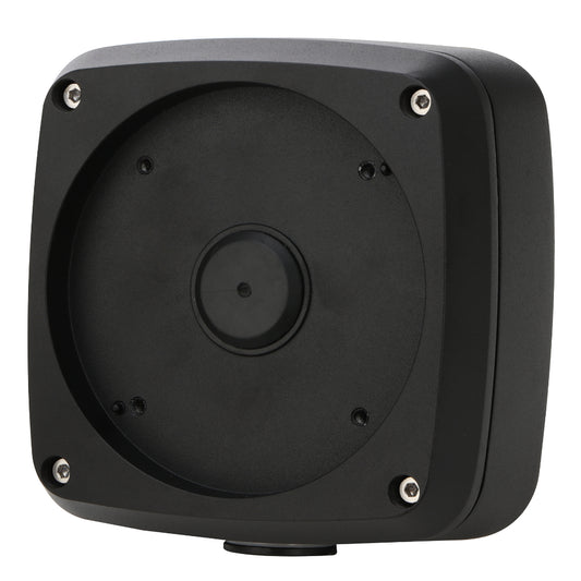 [PFA124-B] Caja conexiones impermeable cuadrada con anclaje circular en 4 puntos para IPC-MFW5241T2-E3-ASE-B. Color Negro