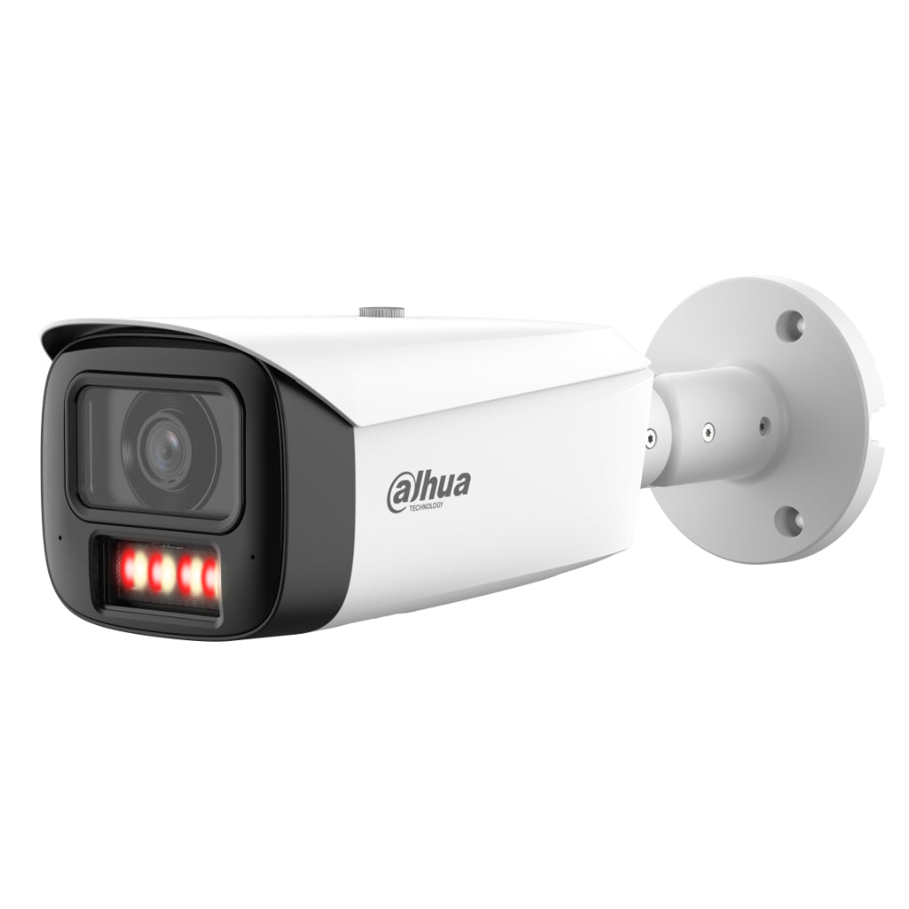 [IPC-HFW5659T1-ASE-PV-PRO] Tubular IP WizColor PRO H265 6M WDR130dB Iluminación Dual LED60m/IR80m 3.6mm IP67 IK10 PoE AUDIO DUALMIC/Altavoz E/S AI