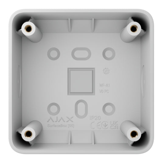 [SURFACEBOX-WH] Ajax SurfaceBox. Caja de superficie para Lightswith i Outlet. Color Blanco