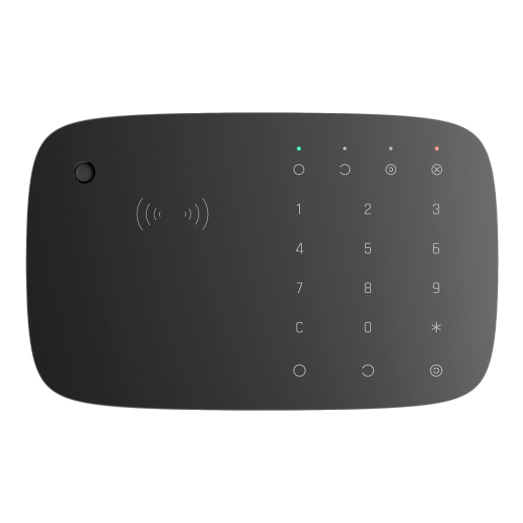 [KEYPAD-COMBI-BL] Ajax KeyPad Combi. Teclado táctil inalámbrico con sirena compatible con tarjetas y mandos cifrados. Color negro