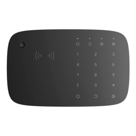 [KEYPAD-COMBI-BL] Ajax KeyPad Combi. Teclado táctil inalámbrico con sirena compatible con tarjetas y mandos cifrados. Color negro