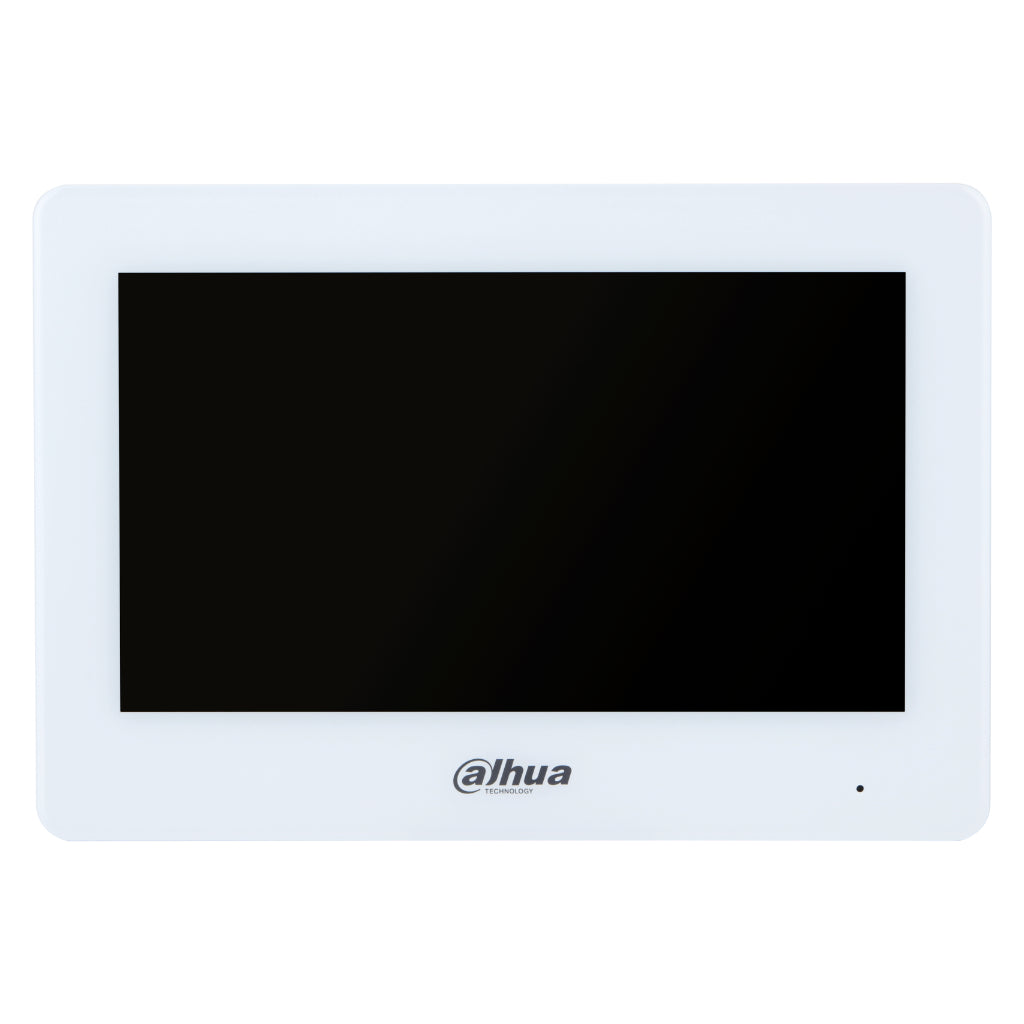 [VTH5123H-W-S2] Monitor interior 7" híbrido WiFi / 2-hilos de superficie para Videoportero IP táctil SD 8E/1S alarma blanco
