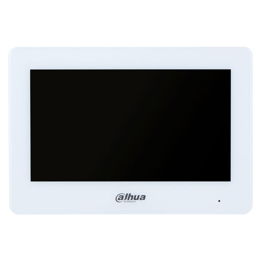[VTH5123H-W-S2] Monitor interior 7" híbrido WiFi / 2-hilos de superficie para Videoportero IP táctil SD 8E/1S alarma blanco